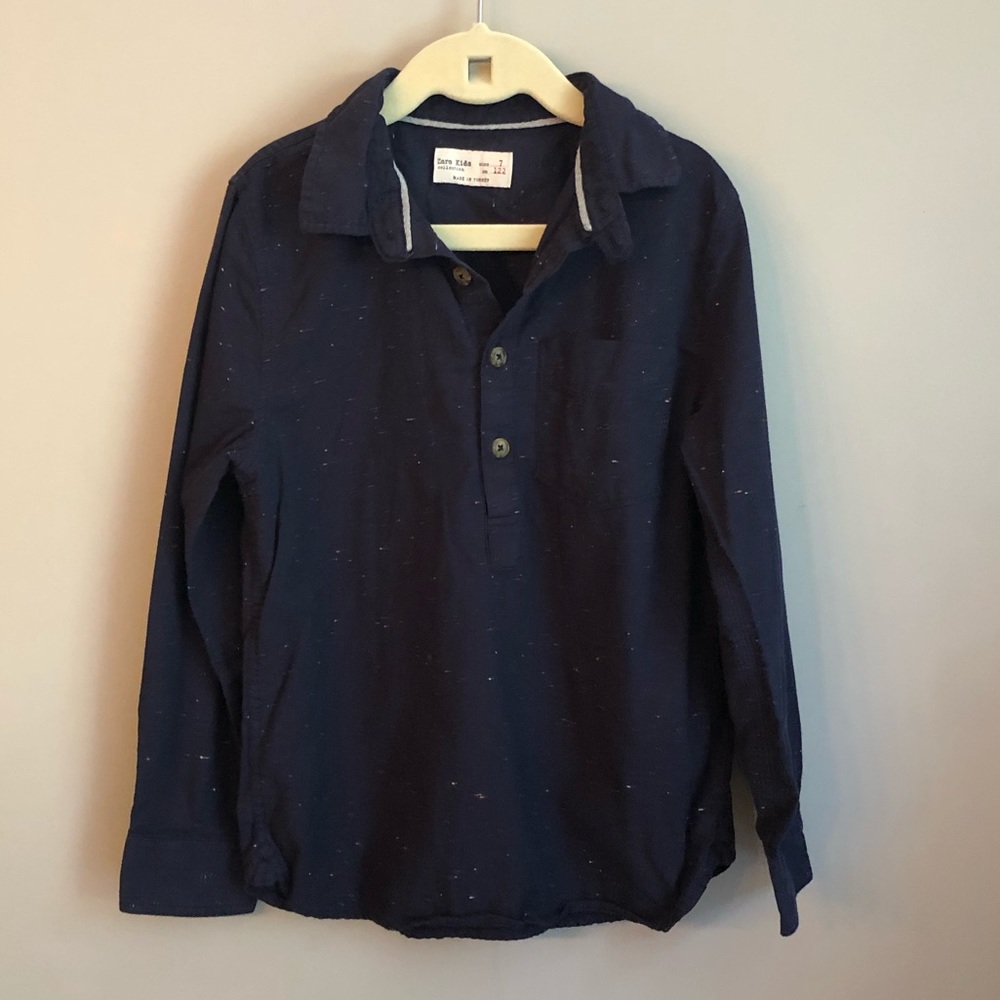 ZARA tunic style dress shirt